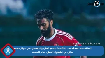 المنافسة المحتدمة.. الشحات وعمر كمال يتنافسان على مركز محمد هانى في تشكيل الأهلي أمام المحلة
